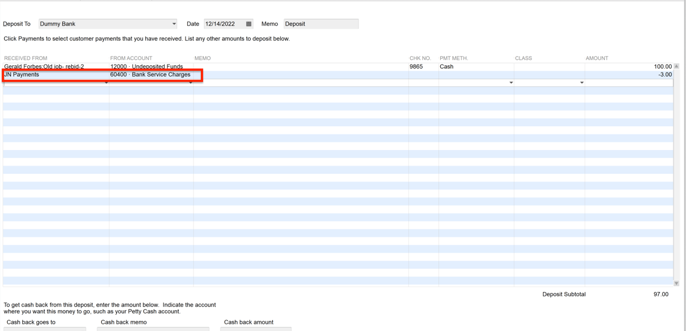 How Do I Reconcile Credit Card Fees in QuickBooks When Using JobNimbus Payments?